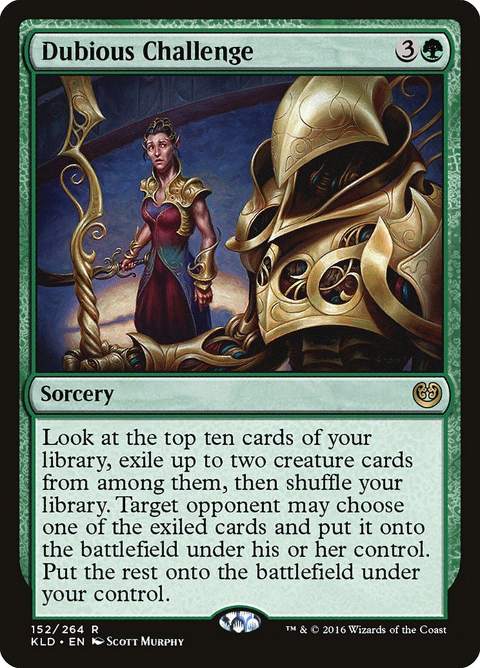 Played Dubious Challenge 152 Kaladesh KLD MTG