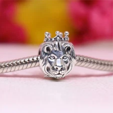 Authentic NEW Pandora Sterling Silver Charm King of the Jungle, Lion 791377