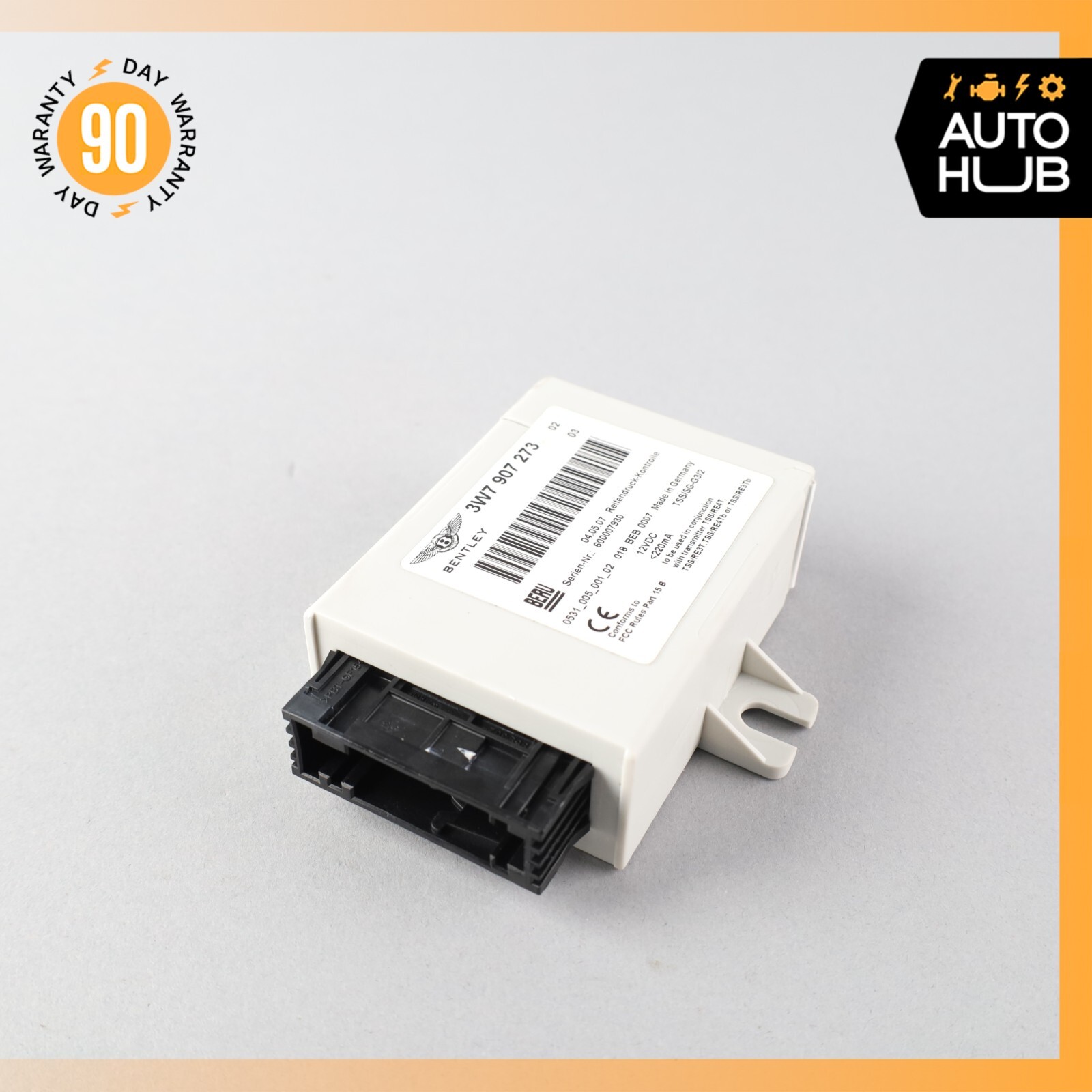 Bentley Continental GTC GT Tire Pressure Monitoring System TPMS Module 62k