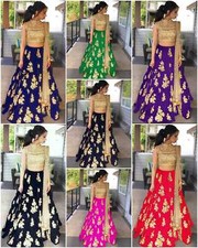 Heavy Fancy Indian Pakistani Party Wear Lehenga Wedding Bollywood Lengha Choli