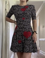 Dolce Gabbana Floral Hearts Dress FR40 Us 4
