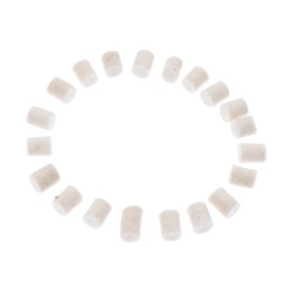 MARKENLOS 20pcs Saxophon Stoßfelle für Alto Tenor Sopran Saxophon Sax Weiß