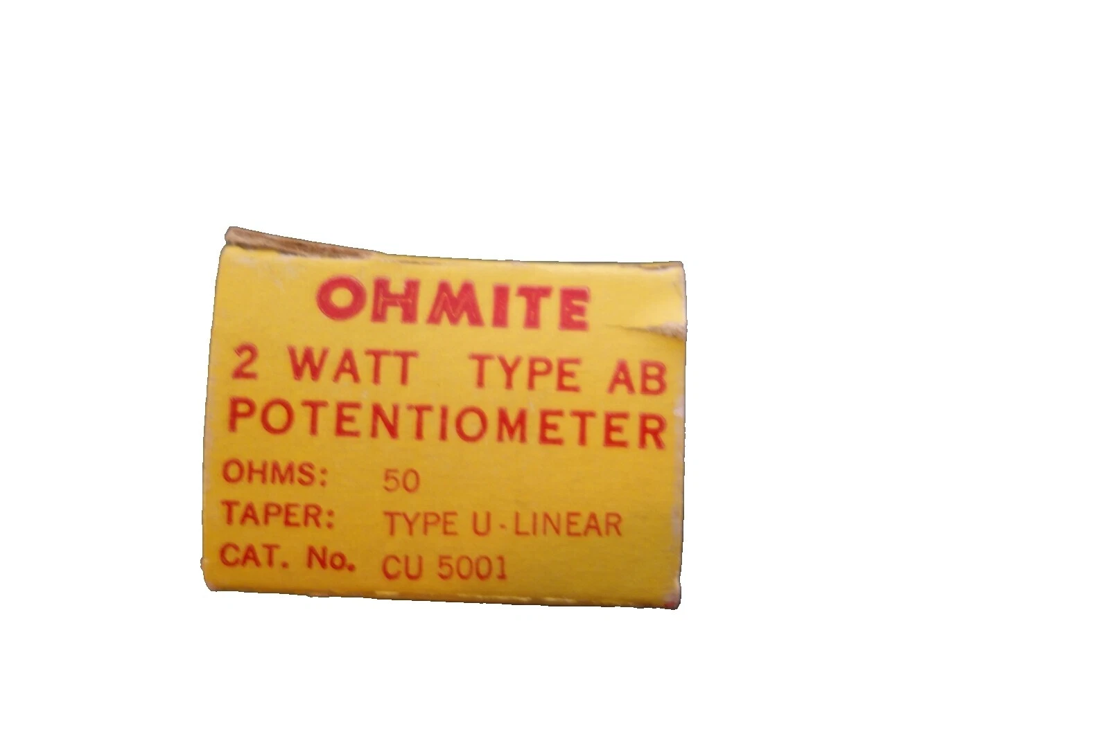 Ohmite Industrial Potentiometers