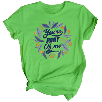 Damen-T-Shirt Part Of Me Bewusstsein für psychische Gesundheit Oberteil Angst emotional Geschenk #MHA