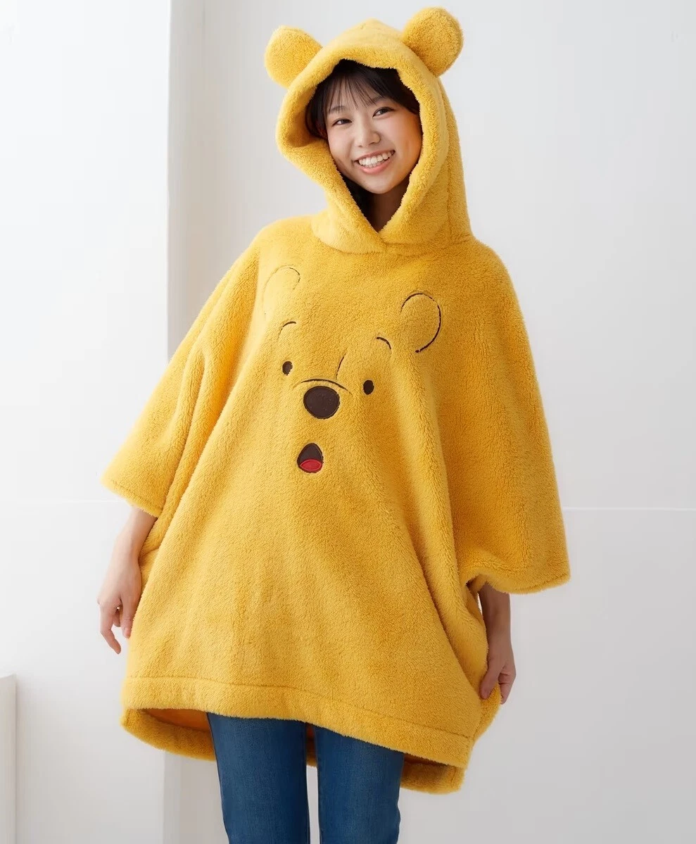 Disney Winnie the Pooh Boa Fluffy Hoodie w/ Ear Adult Size Japan Limited  Cosplay | eBay