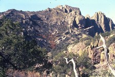 1975 San Elcan Canyon 35mm Slide Mountain Ridge View Ektachrome Scenic