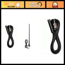Universal Rubber Antenna - Topside Mount 72 Extension Cable For Easy Install