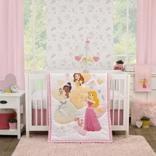 Disney Princess Make A Wish 3 Piece Crib Bedding Set