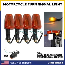 Turn Signal 4PCS Lights for TW200 XT225 Yamaha XT250 Radian/XT 600 FZR400 FZR600