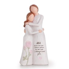 Gifts for Mom, Mom Birthday Gifts from Daughter, 7.48" Hand-Painted Mother an...