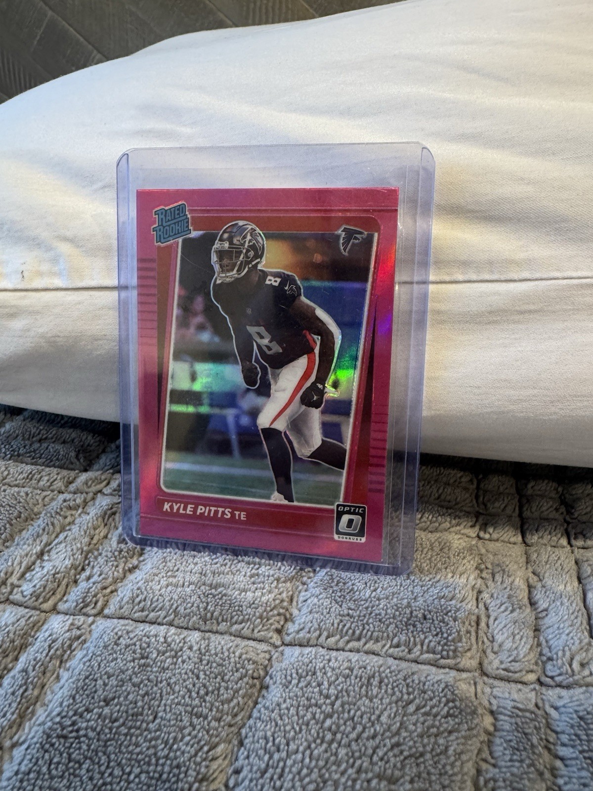 2021 Panini Donruss Optic - Rated Rookie Kyle Pitts #211 Pink Prizm (RC)