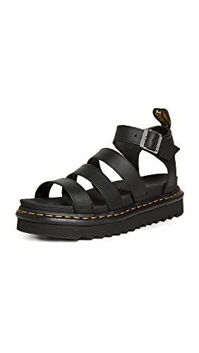 Женские сандалии Dr Martens Blaire Fisherman - Черная Гидро-кожа - 8 12890₽