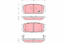 Kits de frein Hyundai TERRACAN