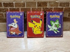 McDonald's Kids Happy Meal 2023 Toys Pok mon 3 Match Battle Boxes- 4, 1, 8