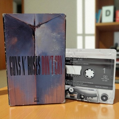 Don't Cry [Single] by Guns N' Roses (Cassette Tape, 1991, Geffen) w/ Alt. Lyrics