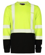FR HiVis Shirts 6oz High Visibility Reflective Flame Resistant/Fire Retardant...