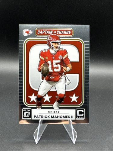 Patrick Mahomes II #6 2025 Panini Donruss Optic Captain in Charge card