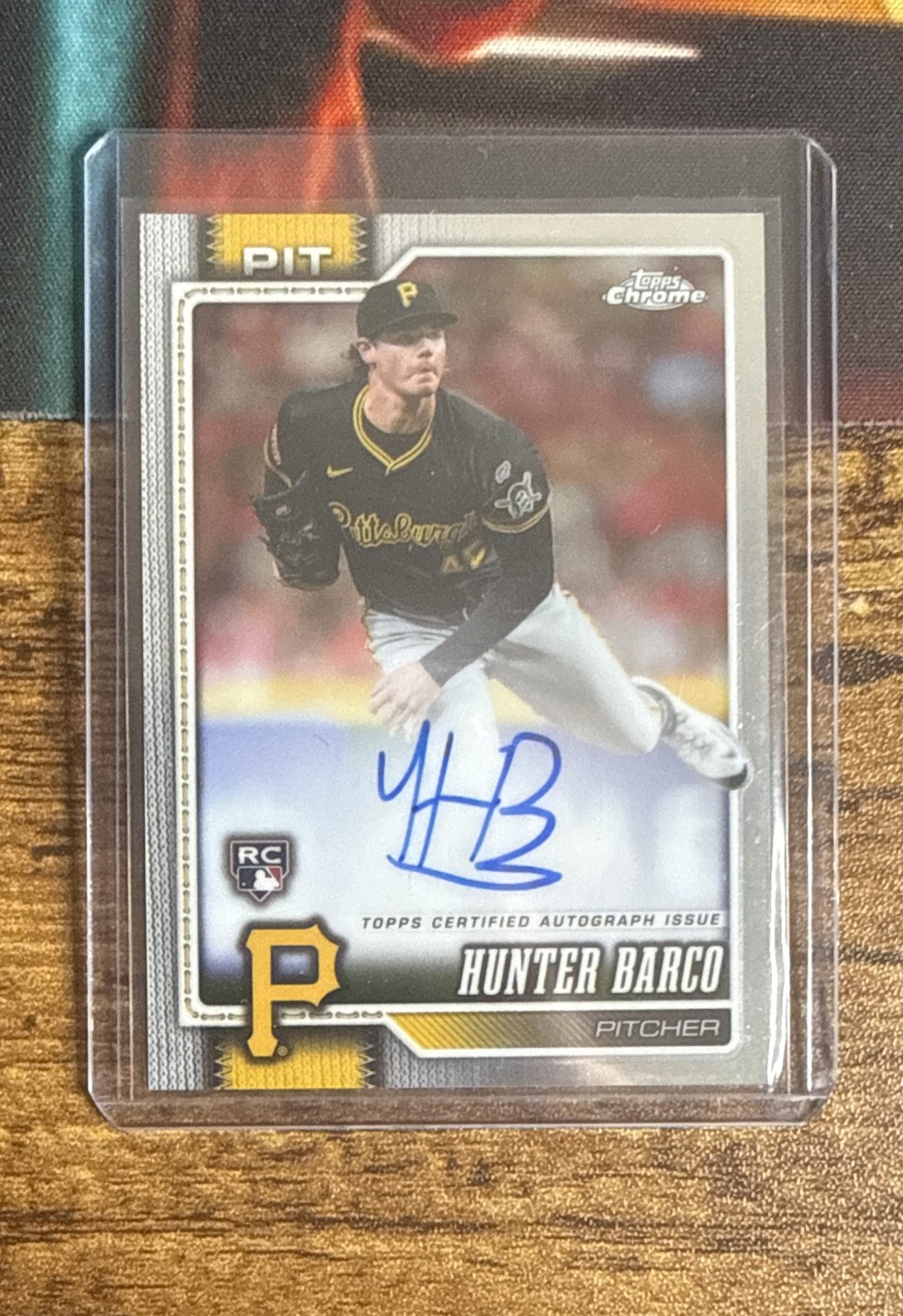 2026 Topps Chrome - Rookie Autographs Hunter Barco #RA-HBA (AU, RC)