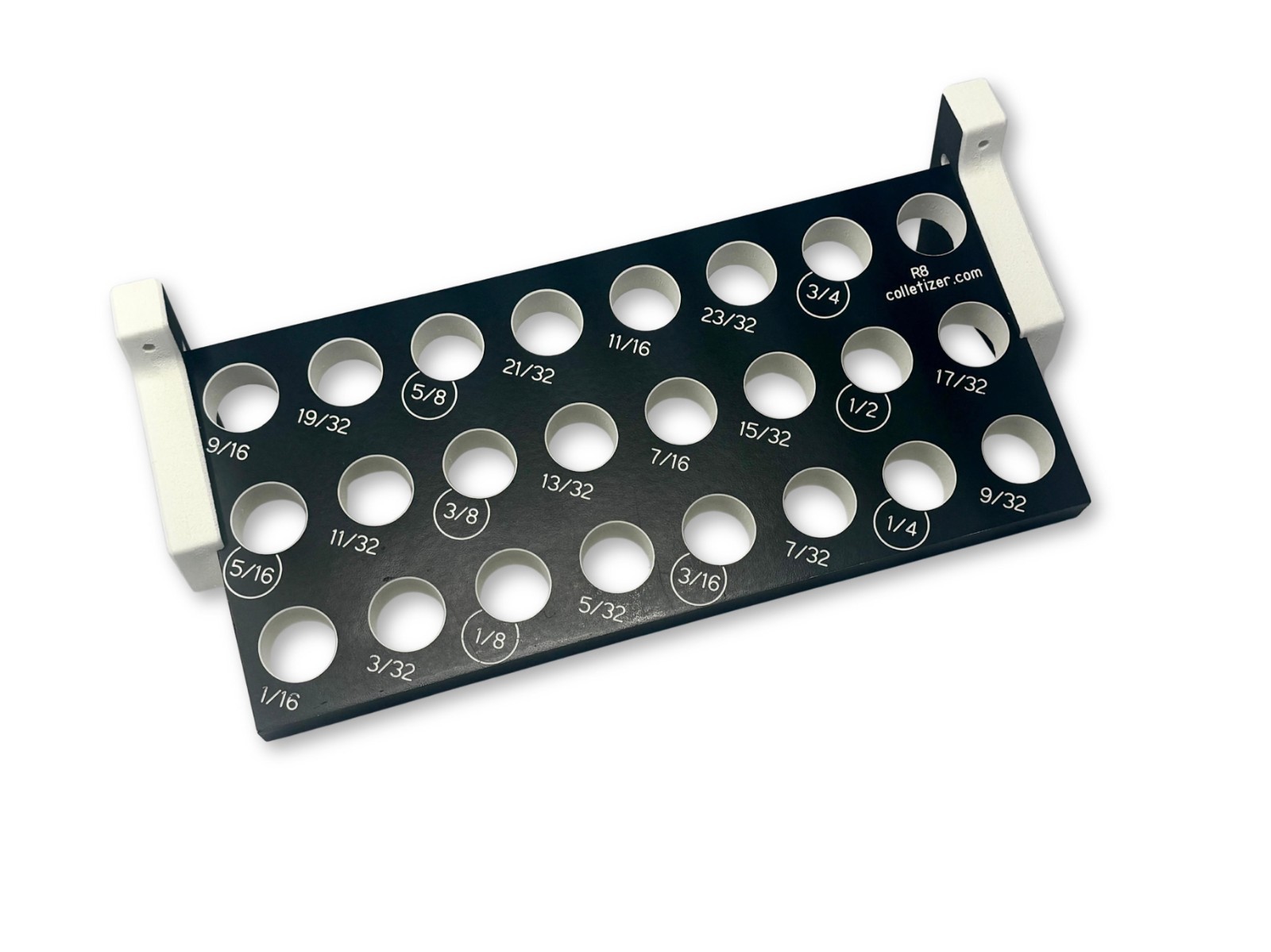 R8 INCH Collet Wall Rack Tray - Engraved Sizes holder stand Bridgeport ...