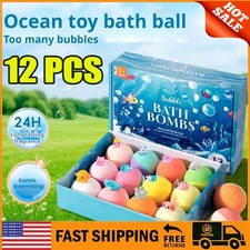 Sea Surprise Bath Bombs for Kids   12 Pack Fizzy Gift Set with Hidden Ocean Toys