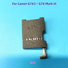 Camera Shell USB HDMI Port Rubber Cover Door Cap Lid for Canon G7X3 G7X Mark III
