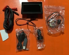 Vehicle Backup Camera Rear View 4.3" Reverse Monitor Display Vehicle Parking