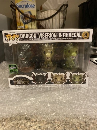 Funko Pop Game of Thrones Dragons 3 Pack Drogon Viserion Rhaegal 2020 Spring Con