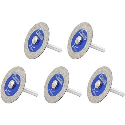 Diamond glass cutting disc 50mm 5-pack for tiles, ceramics, porcelain, marble