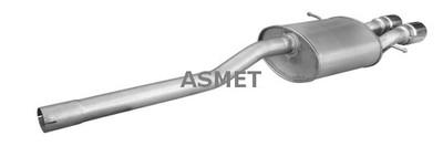 ASMET Endschalldämpfer Schalldämpfer hinten für MINI Mini R56 R59 R57 R55