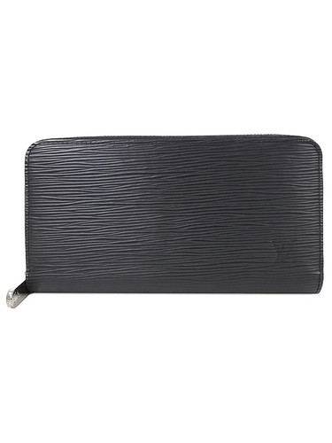 Louis Vuitton Epi Zippy Wallet M61857 Leather Noir Black Zip Around