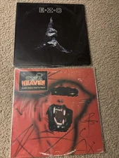 EZO 1987 Debut Record LP Geffen Records Lot With Heaven Promo Metal Rock Hair