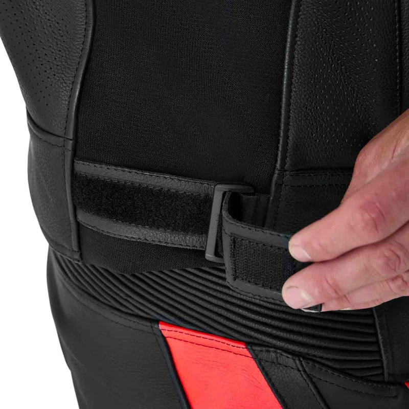 RST Tractech Evo D3O Leather Black Flo Red, photo 8 of 10
