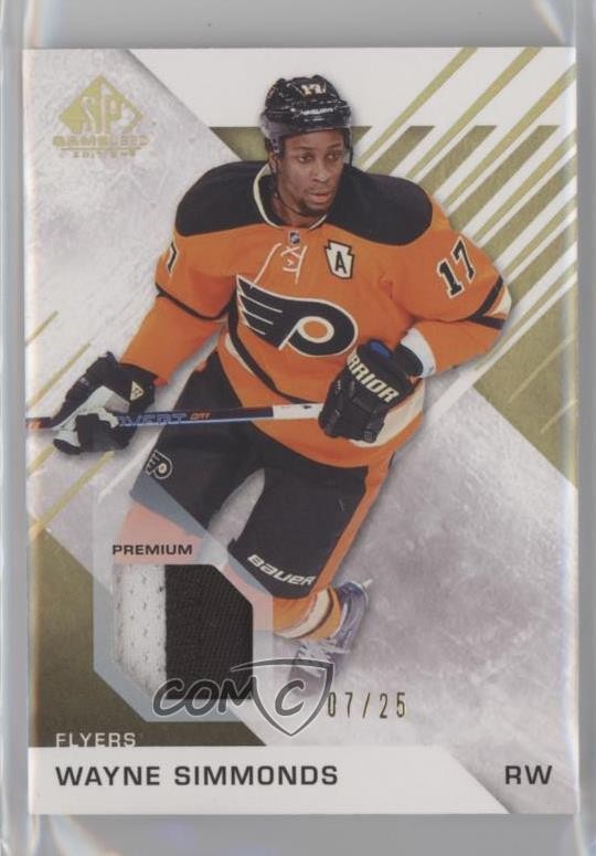 2016 SP Game Used Edition Gold Spectrum Premium Material 7/25 Wayne Simmonds 0y3