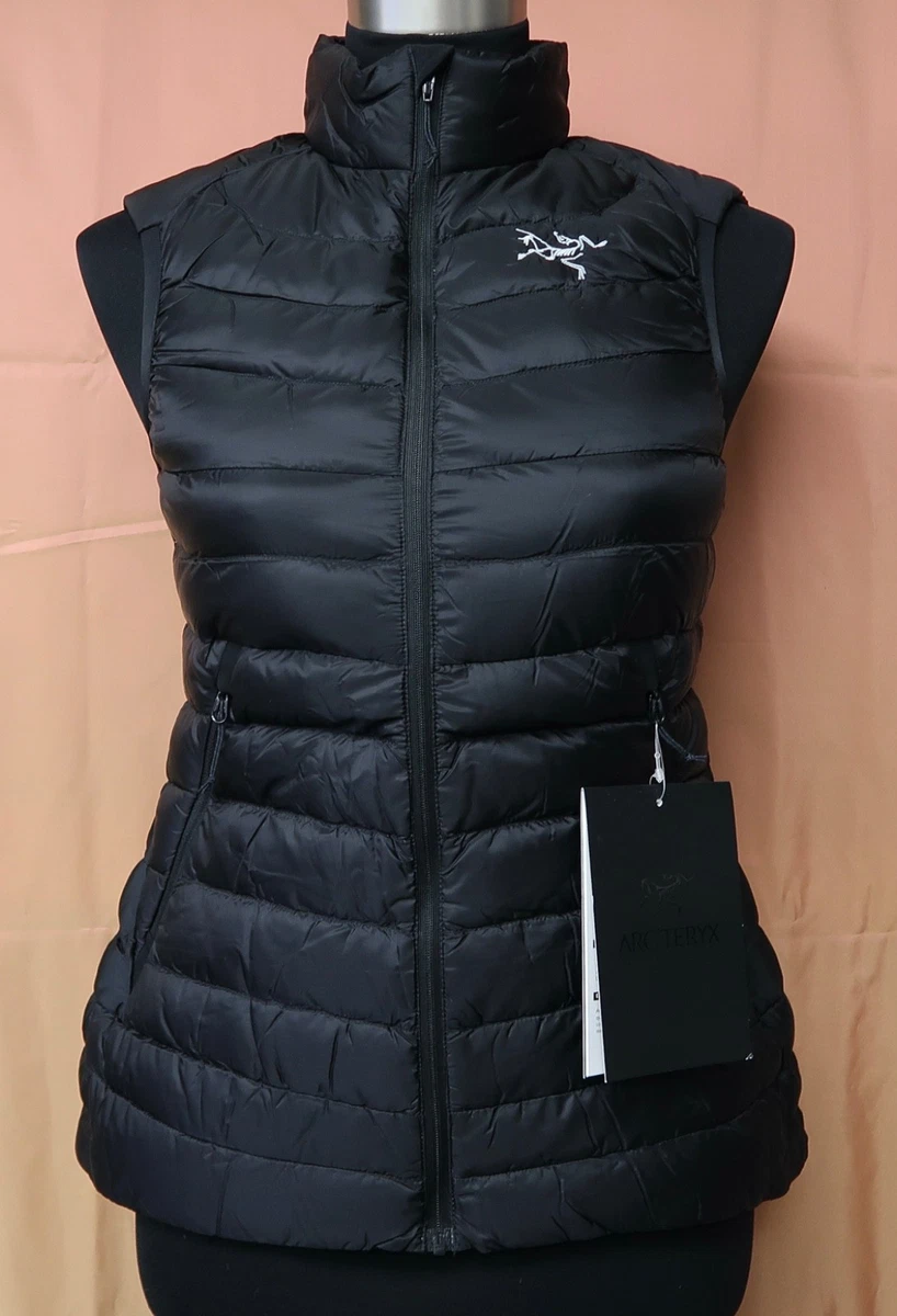 ARC'TERYX ブラックダウンベスト　Seyla Vest Women's ARC'TERYX ブラックダウンベスト Seyla Vest Women's 高品質な極暖