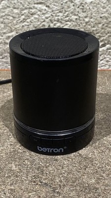 Betron A3 Bluetooth Lautsprecher Tragbar Kabellos Schwarz 500mAh Audio