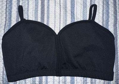 Five The Label Dancewear Top Womens Medium Black Sports Bra 