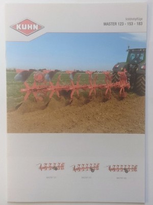 KUHN MASTER 123 153 183 Volldrehpflüge Pflug Prospekt 03/2024 Traktor Schlepper