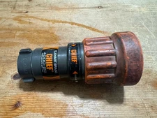 Elkhart Brass Chief Fire Fighting Hose Nozzle 4000-22 Straight Stream/Fog (J)