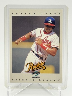 1996 Score Pinnacle Andrew Jones RC #310 Atlanta Braves