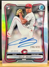 Chase Burns - Reds: 2026 Bowman Refractor Auto 200/499 CRA-CB