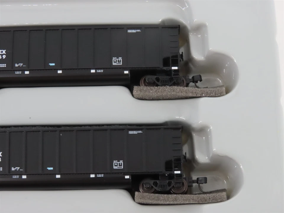 N Scale Athearn 10467 CWEX Commonwealth Edison BethGon Coalporter w/ Load 5-Pack - Image 4 of 4