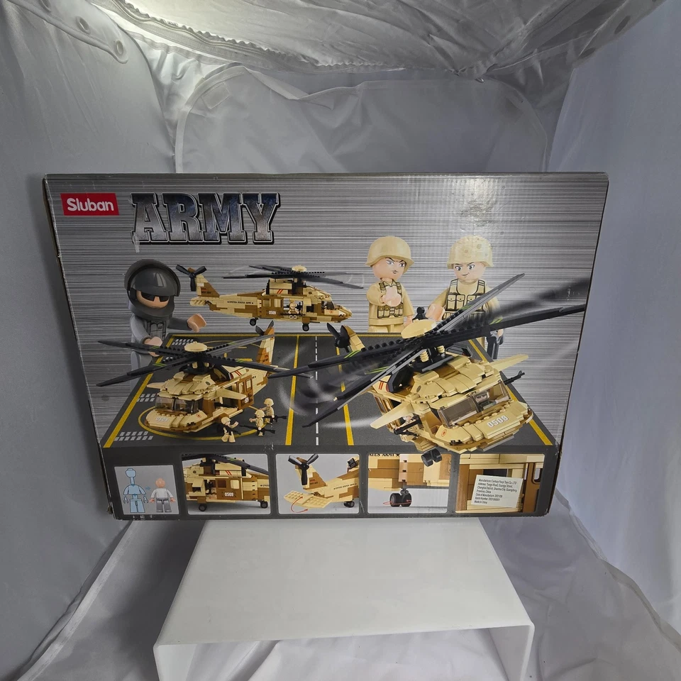 Sluban Army Helicopter M38-B0509 439 Pcs New in Box - Image 2 of 4