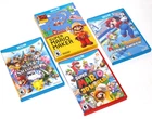 Nintendo Wii U CIB 4 Game LOT (Super MARIO Land + Smash Bros. + Maker + Tennis)