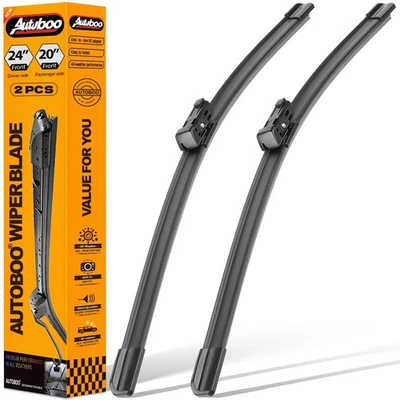 AUTOBOO OEM Wiper Blades for Audi A4 Q5 Q3 A5 RS5 S5 2009-2020 - 24"/20" Set of 2