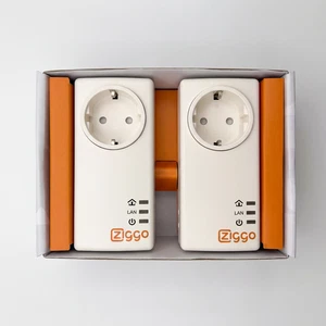 Powerline Netzwerkadapter Set 2er bis zu 800 Mbps Internet über Stromkreislauf