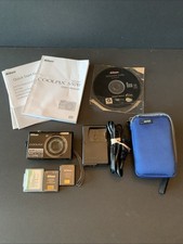 Nikon Coolpix S570 Digital Camera 12.0 MP 5X Optical Zoom Charger Batteries