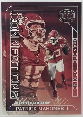 Panini 2025 Icon Collection Patrick Mahomes/DeAndre Hopkins #IC-3 Chiefs 