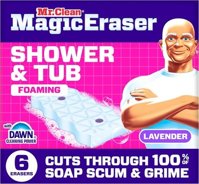 Magic Eraser Sponge, Bathroom, Shower, Tub Cleaner, Soap Scum Remover,