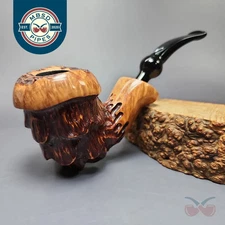 Nording Spruce Cone Partially Rusticated Freehand Estate Briar Pipe, Unsmoked