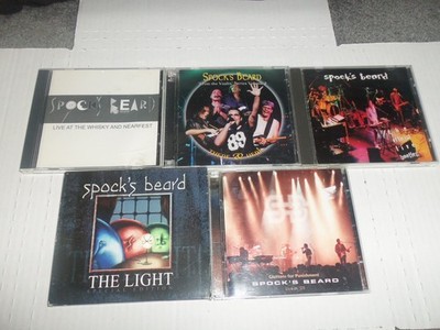 Spock's Beard   Lot of 5 CDs:  LIVE AT THE WHISKY & NEARFEST-FROM THE VAULTS 4-